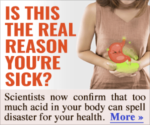 Is this the real reason you’re sick? Scientists now confirm that too much acid in your body can spell disaster for your health. More →
